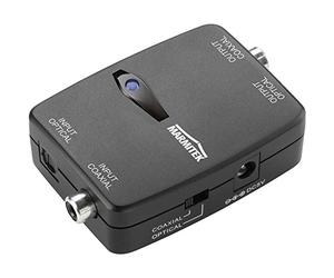 Convertitore Audio da Ottico a Coassiale - Marmitek Connect TC22 - Convertitore Audio - Da Coassiale a Toslink - A due Vie - Dolby 5.1 - Stereo PCM - Entrambe le Uscite Attive Contemporaneamente