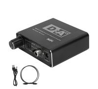 Convertitore audio digitale-analogico ad alta fedeltà con uscita audio SPDIF, convertitore ottico-RCA con regolazione del volume per PS4, home