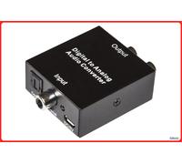 Convertitore Audio Digitale Analogico da Coax Toslink Ottico a Rca L/R Jack usb