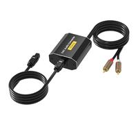 Convertitore Audio Digitale Analogico DAC 192 kHz,Convertitore DAC SPDIF Toslink a RCA Analogico Stereo L/R,Convertitore Audio per HDTV DVD Blu-ray Sky Game Console
