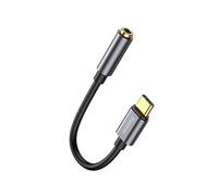Convertitore audio HiFi mini portatile BASEUS L54 da Type-C maschio a 3,5 mm femmina con cavo compatibile.