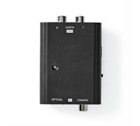 Convertitore audio Nedis ACON2509BK TosLink/RCA digitale a 2x RCA, 1,8 m, ABS
