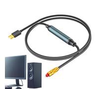 Convertitore audio USB per laptop, trasmettitore multifunzionale a ottico, adattatore audio digitale portatile, interfaccia computer compatta, dispositivo di conversione del segnale ad alta fedeltà