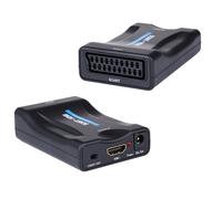 Convertitore Audio Video AV HDMI +USB Cavo Per HDTV DVD Sky Box Scart a 1080P