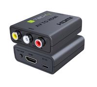 Convertitore AV RCA a HDMI 1080p 720p NTSC PAL Plug&Play - Techly IDATA SPDIF-71