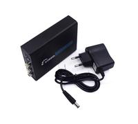 Convertitore AV S-Video CVBS Audio -Compatibile A S VIDEO+SS VIDEO Adattatore Commutatore Composito Upscaler HD 3RCA SPINA UE