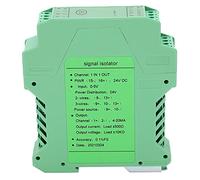 Convertitore BCD 0-10V, Isolatore di Segnale DC 1 Entrata 1 Uscita, Trasmettitore Corrente Tensione Montaggio su Gui, 0-5V a 4-20mA - Alta Precisione, Isolamento Magnetic
