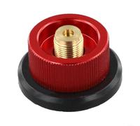 Convertitore Bombole Gas per campeggio Alluminio Convertitore | Ottone e alluminio, conversione baionetta a per vite 7/16, compatibile stufe EN417, uso sicuro