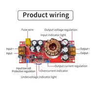 Convertitore Boost DC-DC 1800W 40A Tensione Regolabile 10-60V A 12-90V Per