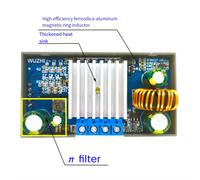 Convertitore Buck Boost CC CNC CC CV 0,5-30 V 4 A Alimentatore regolato regolabile per la ricarica della batteria solare