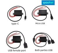 Convertitore buck step down da 12 V a 5 V 2 A 3 A CC CC Mini USB Micro USB Tipo-C Modulo di alimentazione Certificato CE ROHS impermeabile
