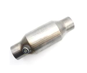 Convertitore Catalitico Rotondo In Acciaio Inox A 400 Celle, Disponibile Nelle Misure 2'', 2,25'', 2,5'' E 3", Universale, Con Sensore Di Ossigeno.(2 inch)