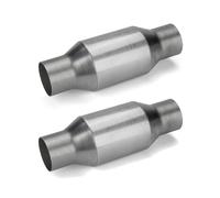 Convertitore Catalitico Saldabile A 400 Celle In Acciaio Inossidabile Da 2,5 Pollici, Ad Alte Prestazioni, Ingresso/uscita, 1/2 Pezzo, Lunghezza 11" Convertitori catalitici per auto