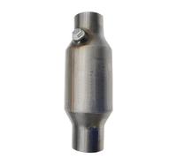 Convertitore catalitico universale per auto da 2,5 pollici e 400 fori, convertitore ad alto flusso, scarico saldabile in acciaio inossidabile Convertitori catalitici per auto Catalizzatore