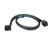 Convertitore cavo ad angolo retto Mini-SAS HD da 12 Gbps SAS SFF-8643 a SFF 8643 50 cm