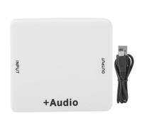 Convertitore composito da VGA ad AV RCA con supporto uscita audio 1920x1080, rilevamento automatico dei sistemi NTSC PAL per la conversione da PC a