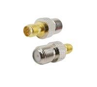 Convertitore connettore RF coassiale femmina da 2 pezzi F femmina a RP SMA adattatore RP-SMA a F