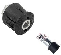 Convertitore connettore Tubo Flessibile idropulitrice Adattatore Presa M22 per Karcher Bosch Nilfisk (Colore : for Bosch Metal)