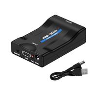 Convertitore Converter Hdmi to Scart Adattatore di Formato Pal/Ntsc Video 1080P HDMI Uscita Scart per SKY HD Blu-Ray HDTV PC
