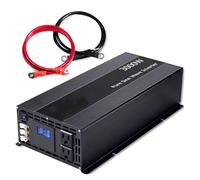 Convertitore Convertitore Corrente 3000W Convertitore Trasformatore Display LCD Onda Sinusoidale Pura Solar Inverter Alimentazione Batteria 12V/24V/36V/48V DC A 100V/120V/220V/240V AC(24V,240V_USA)