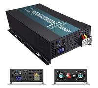 Convertitore Convertitore Corrente Generatore Solare Inverter 3500W 110/36V/72V DC A 100V/120V/240V AC Convertitore Trasformatore Inverter Potenza A Onda Sinusoidale Pura 24V 220V(36V,110V_AU)