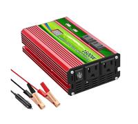 Convertitore Convertitore Potenza Picco Inverter Universale 1600W 2600W 3000W CA 110V CC 12V 24V Caricatore Automatico Portatile Migliorato Internazionale Uni Power Inverter(12V24V 1600W110V60HZ)