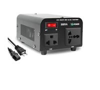 Convertitore Convertitore Tensione Step Up Down 500W/800W 110V-220V Trasformatore Automatico Alimentazione 50Hz/60Hz Spina US/JP/EU/UK Per Elettrodomestici Power Inverter(VTUS-500VA JP Plug)