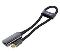 Convertitore CRDBC presa HDMI, connettore USB C placcato oro 0,25 m nero VENTION