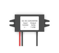 Convertitore da 12V24V a 5V 3A Modulo di uscita USB Alimentazione CC a regolatore di corrente continua Convertitore di alimentazione for auto (ingresso 8-35V))