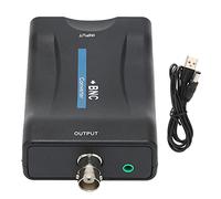 Convertitore da a BNC, Scatola Adattatore da a BNC, Scatola di Conversione Segnale Video Testina Q9, Adattatore BNC Video per TV HD Dvd Sky Box (#1)