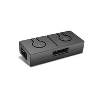 Convertitore da ARGB 5V A 3 Pin A RGB 12V A 4 Pin con Ventola per Chassis e Splitter A 3 Vie per Scheda Madre RGB A 3 Pin