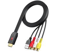Convertitore Da AV a HDMI 1080P Adattatore AV a HDMI Conversione 16:9/4:3 Adatta
