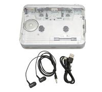 Convertitore da cassetta a MP3 con funzionamento a batteria flessibile, stile vintage con qualità del suono cristallina e design portatile, perfetto