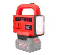 Convertitore da CC a CA - Generatore di ricarica portatile con illuminazione, generatore di corrente per auto - Adatto per uso domestico, viaggi, auto, energia solare, camper, corrente fuori griglia