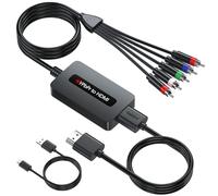 Convertitore da componente a HDMI, adattatore da YPbPr a HDMI con connettore maschio YPbPr, per collegare DVD/STB con uscita componente femmina a televisori HD