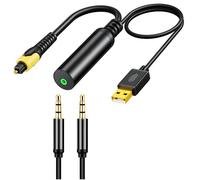 Convertitore da Fibra Ottica Digitale USB A 3,5 mm, Adattatore da Audi6411