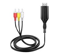 Convertitore da HDMI a, Adattatore CVBS da HDMI a AV Supporta 4K 30Hz, Supporta PAL NTSC per TV più Vecchie, Proiettore, TV Box, DVD