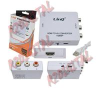 CONVERTITORE DA HDMI A AV VIDEO DIGITALE ANALOGICO HDMI USCITA RCA CVBS + AUDIO