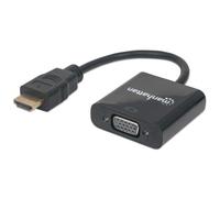 Manhattan HDMI - VGA HDMI VGA, Micro-USB Nero cavo di interfaccia e adattatore, 151467