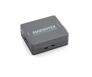 Convertitore da HDMI a VGA - Marmitek Connect HV15 - Adattatore da HDMI a VGA e Audio - Connessione Audio da 3,5 mm - Full HD - 1080P - Collega il tuo Laptop a un Vecchio Proiettore - Plug & Play