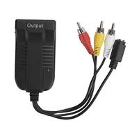 Convertitore da S Video a Hdmi, Adattatore Composito 3 con Connettore Maschio Cavo SVIDEO Hdmi 1080P per HDTV DVD VHS VCRZ51B CVBS Supporto SVIDEO Video S S Video Hdmi S 720P