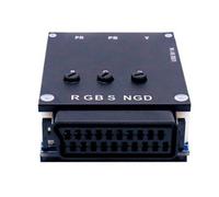 Convertitore da SCART a Component con controllo individuale del colore RGB, adattatore analogico senza latenza per console di gioco retrò