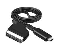 Convertitore da Scart a HDMI, adattatore audio/video 1080p/720p 60Hz, cavo da 1 m, compatibile con STB Blu-ray DVD VHS Sky PS2 PS3