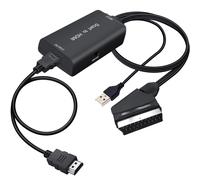 Convertitore da Scart a HDMI Cavo Adattatore Scart ad HDMI Con Commutazione