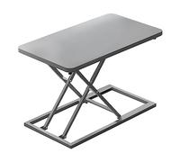 Convertitore da scrivania regolabile in altezza per postazione di lavoro portatile Tavolo da lavoro mobile per uso in ufficio Argento Stand up Desk Riser con postazioni di lavoro per computer Top