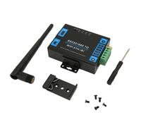 Convertitore da seriale a Ethernet con design industriale, custodia in metallo di grado industriale, adattatore da RS232/RS485 a WiFi ed Ethernet,