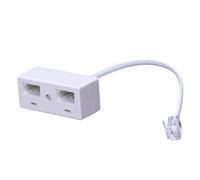 Convertitore da spina RJ11 a doppia presa telefonica BT UK