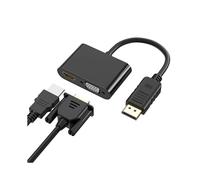 Convertitore da un VG HDTV Cavo Adattatore per Monitor del Computer Docking Station DP Doppio Schermo con Convertitore Display