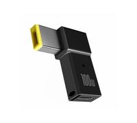 Convertitore da USB Type C femmina a spina PD quadrata da 100 W USB-C per Thinkpad