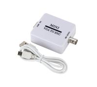 Convertitore da VGA a BNC, adattatore video HD per videoconferenze, home theater, TV e computer.